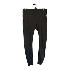 Lululemon Womens Leggings Tights Speed Up Gray Size 8 Ankle Running
